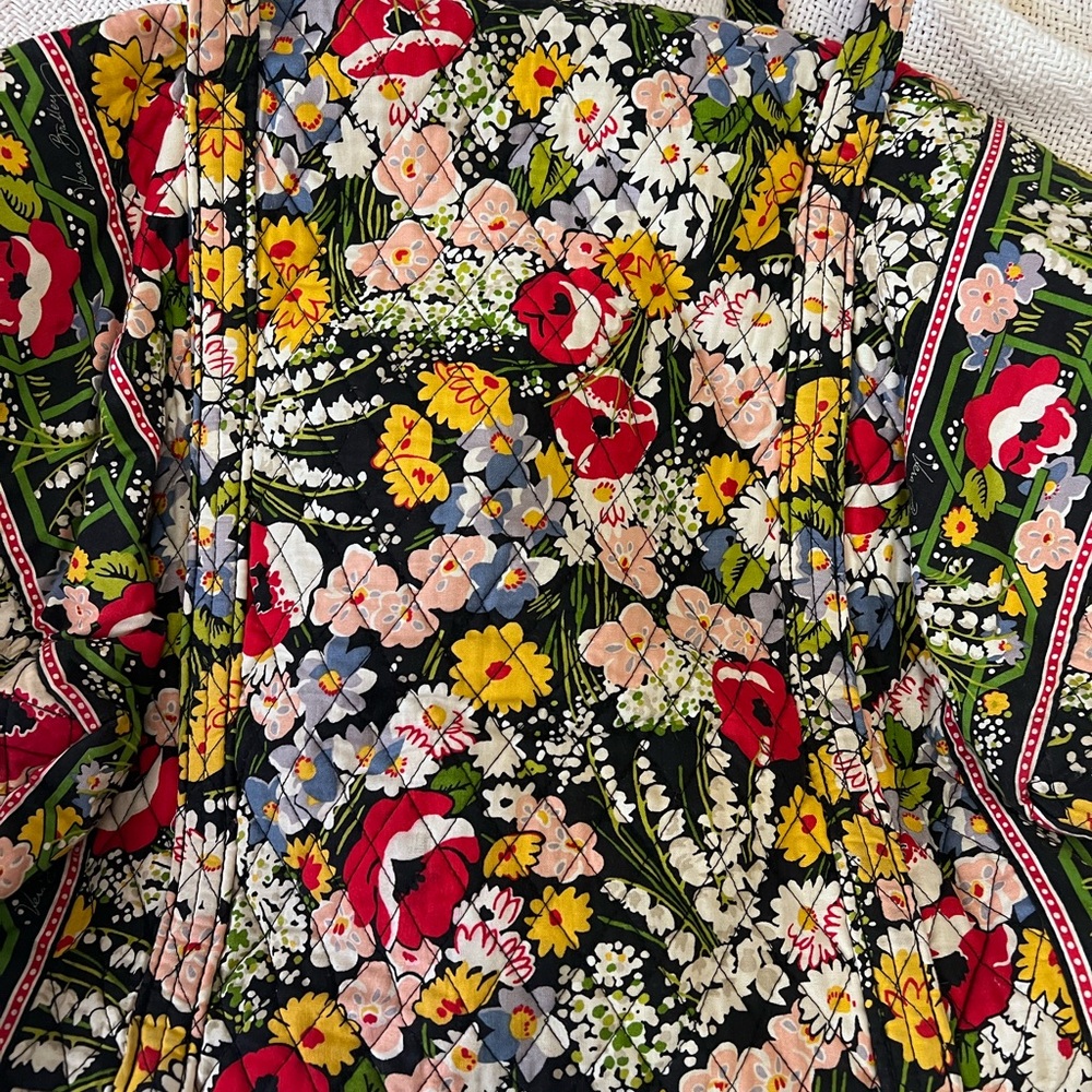 Vera Bradley Floral Quilted Tote Bag - Picture 2 of 4